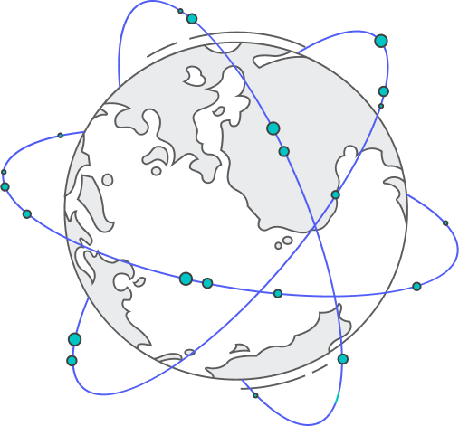 spinning globe